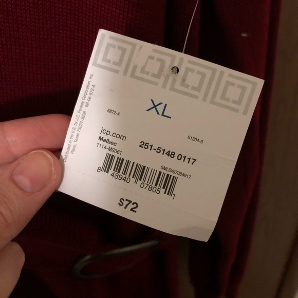 Liz Claiborne Red Sweater Dress (Never Worn!) - Picture 3 of 4